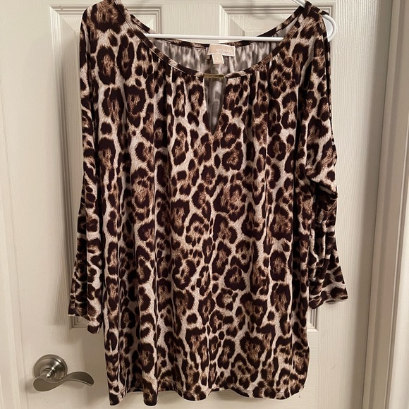 Michael Kors Animal Print Blouse - Picture 1 of 3